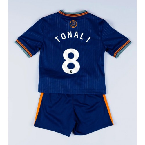 Newcastle United Sandro Tonali #8 Replik 3rd trikot Kinder 2025-26 Kurzarm (+ Kurze Hosen)